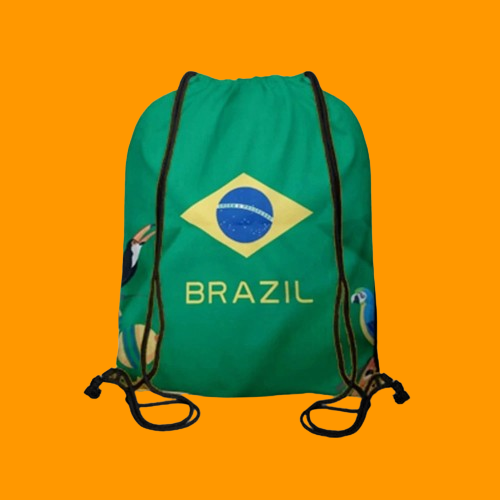 BAHIA BAG BACKPACK WITH BRAZIL FLAG