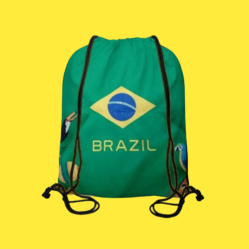 BAHIA BAG BACKPACK WITH BRAZIL FLAG