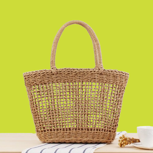 CASUAL RATTAN WOMEN HANDBAGS
