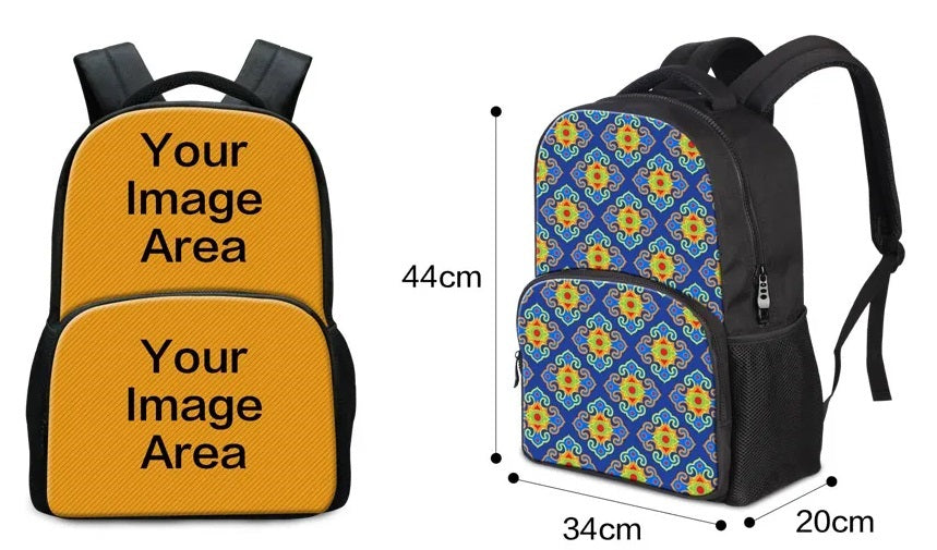 BRAZILIAN FLAG BACKPACK FOR FOOTBALL FANS