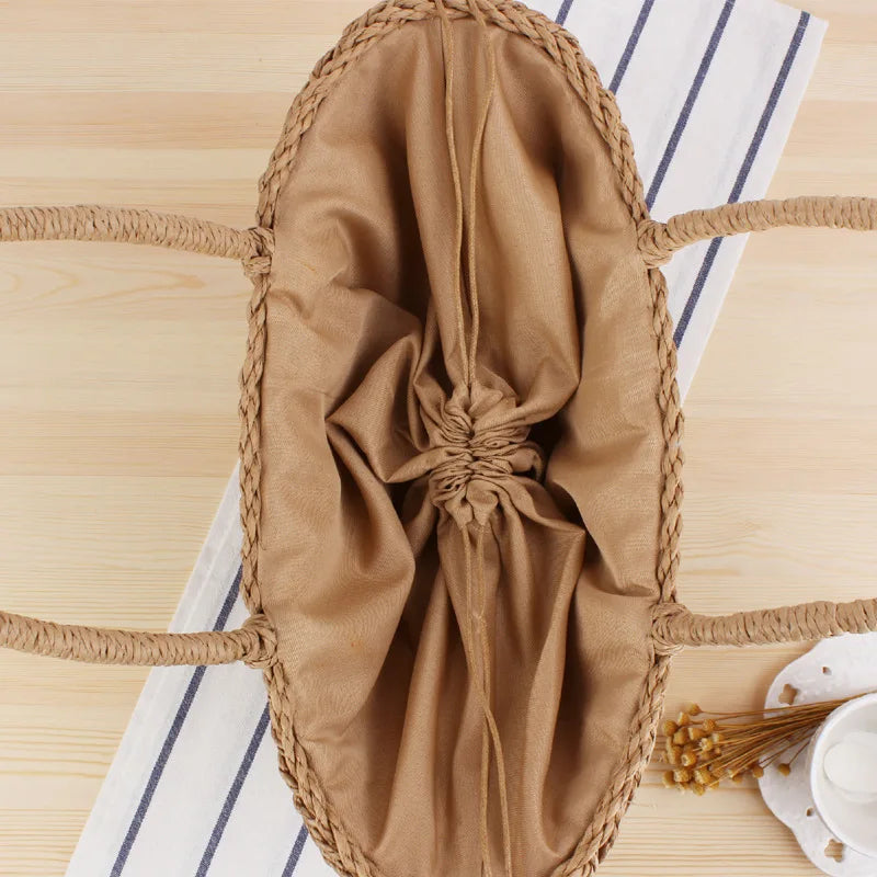 CASUAL RATTAN WOMEN HANDBAGS