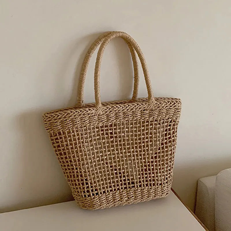 CASUAL RATTAN WOMEN HANDBAGS