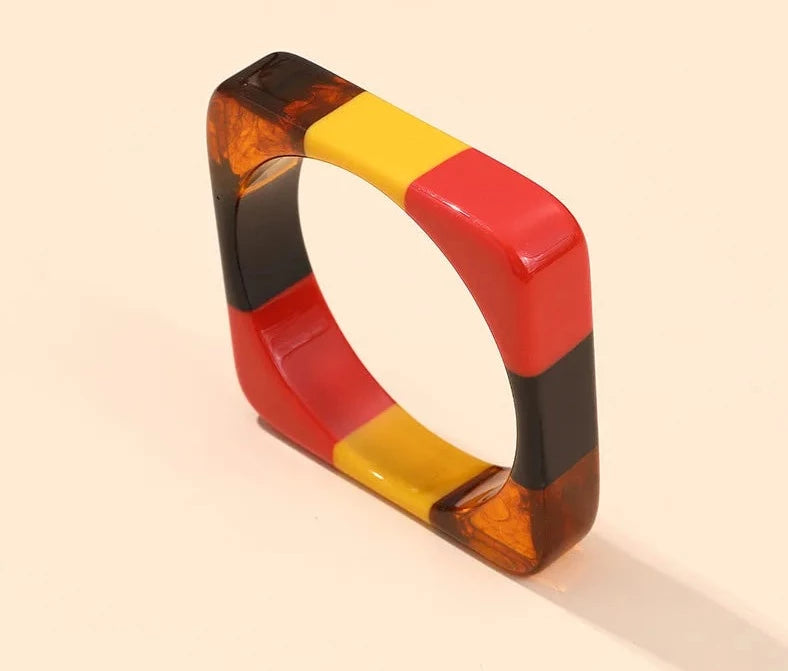 OLINDA COLORS RESIN BRACELETS