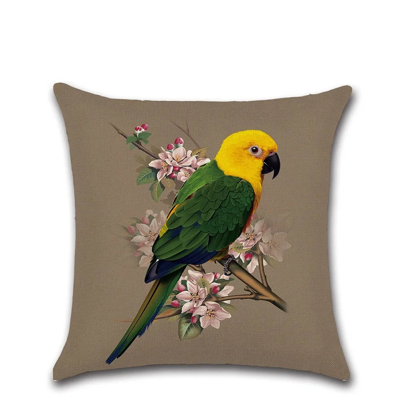 AMAZON BIRDS CUSHION COVER