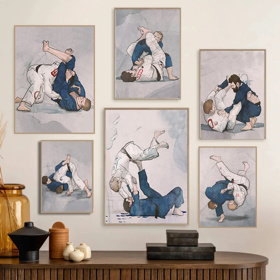 BRAZILIAN JIU JITSU POSTERS