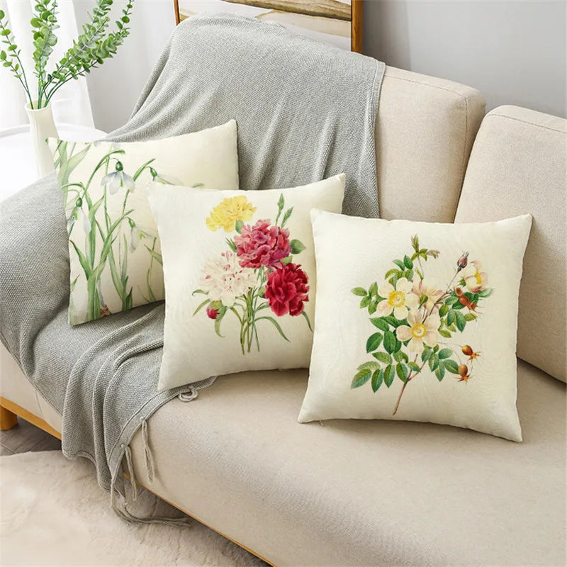 AMAZON FLOWERS CUSHION COVER