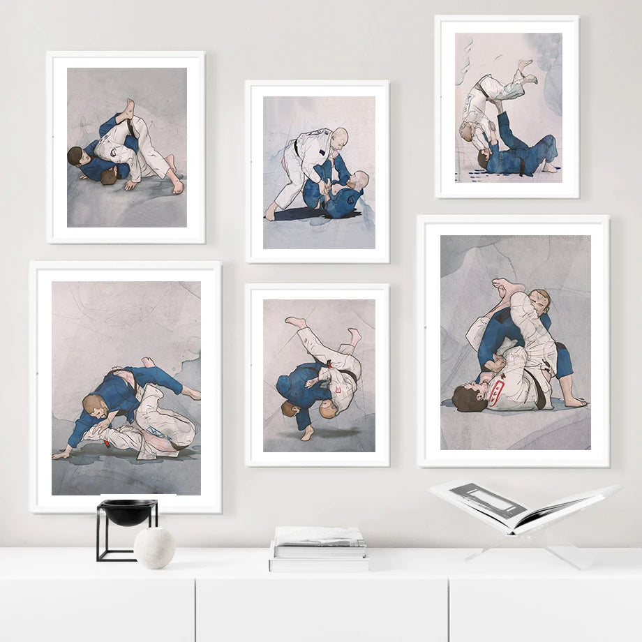 BRAZILIAN JIU JITSU POSTERS